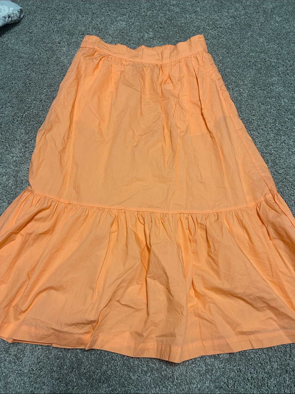 a new day Peach Tiered Maxi Skirt